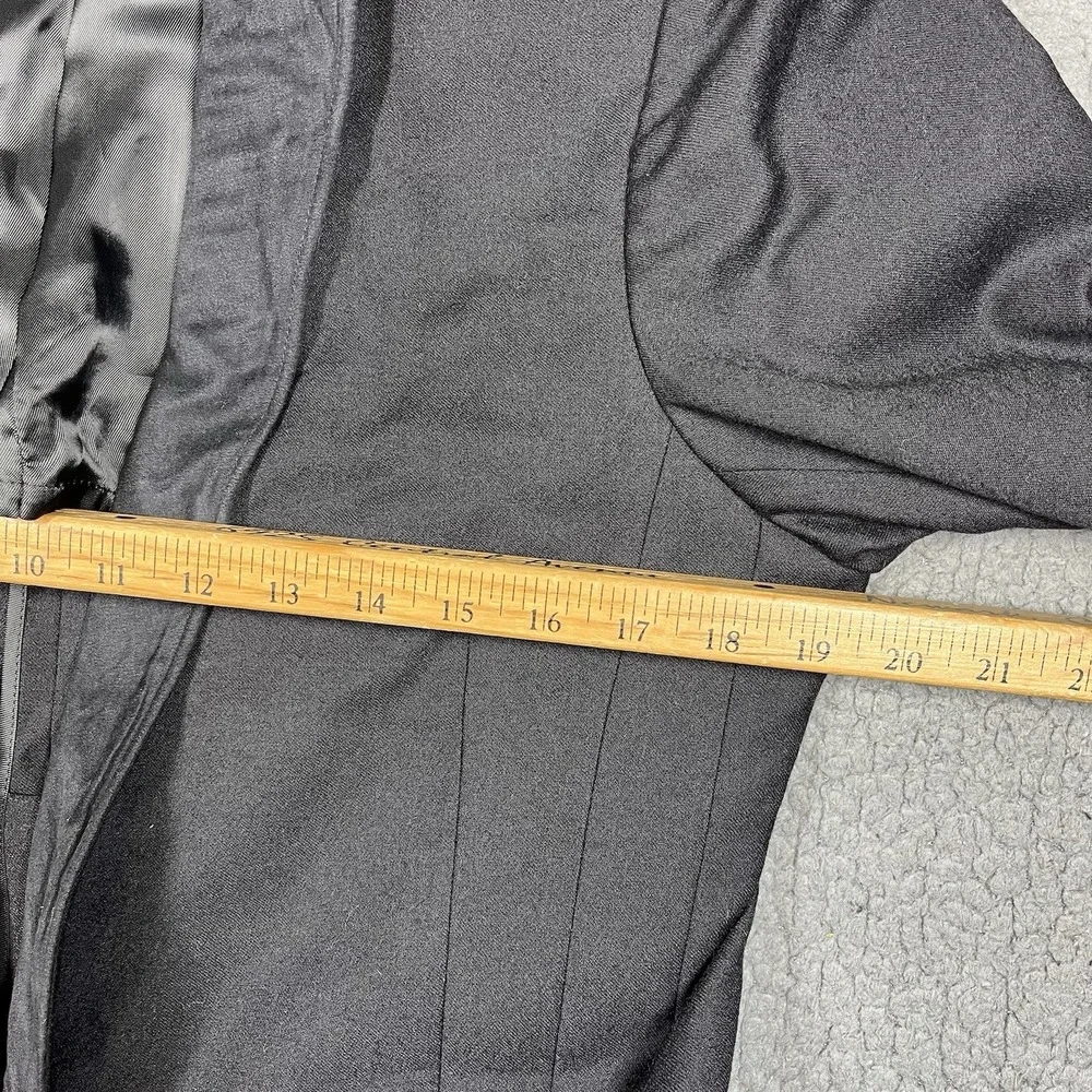 All Saints‎ Spitalfields Belgrave Tuxedo Jacket Mens 38 Black Wool Shawl MJE594